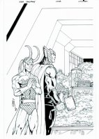 Avengers #1 Cover (THOR & LOKI!) 2017 Comic Art