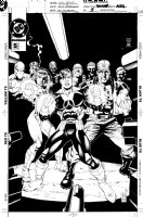 Damage #5 DC Cover (Damage, Wyldheart, Iron Munro All Facing 6 Super Villains & Several Guns!) 1994 Comic Art