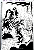 Azrael: Agent of the Bat #78 Cover (AZRAEL & DR. DEATH GET READY FOR BATTLE!) 2001 Comic Art