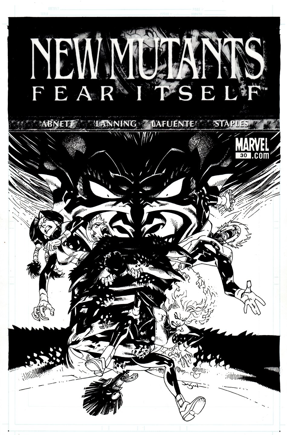 New Mutants #30 Cover (2011) Comic Art For Sale By Artist Jason Pearson ...
