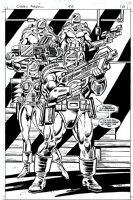 Green Arrow #96 p 10 SPLASH (JIM APARO INKS!) 1994 Comic Art