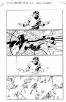 Astonishing X-Men #9 p 21 (Wolverine battling,  Shadowcat!) 2004 Comic Art