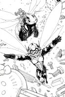 Ant Man & The Wasp Published Poster Art Comic Art