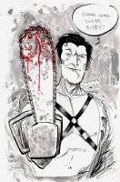 'ASH' from Army Of Darkness Pinup (2010) Comic Art