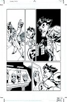Ramon Bachs | joker / mask #1 p 3 (sold live on "dueling dealers of comic art" episode #32 podcast on 8-18-2021(re-watch this funny art selling show here) | Romitaman