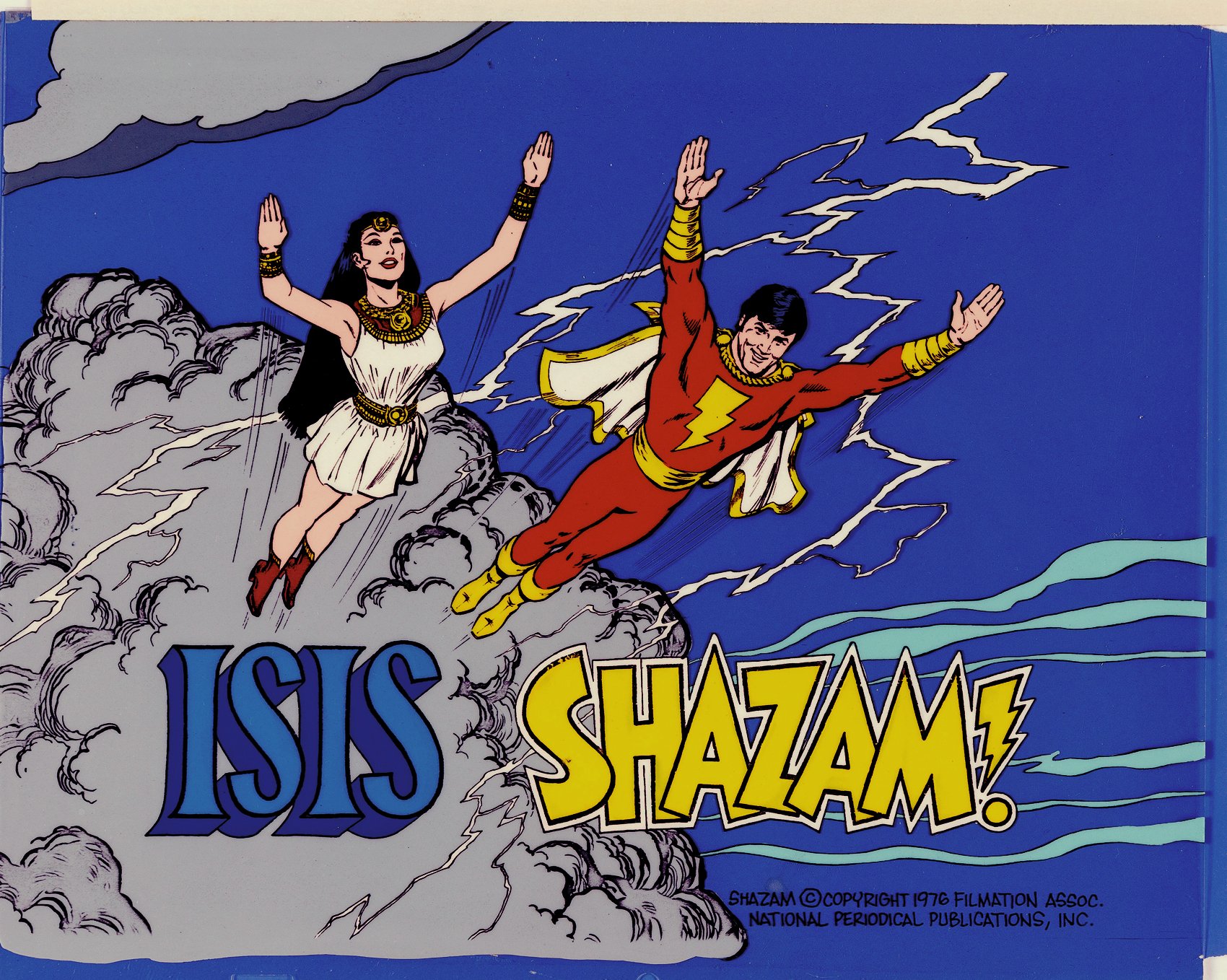 FILMATION Isis / Shazam TV Show Publicity Cel (1976) Comic Art For Sale By  Artist . Filmation Animation Studio at