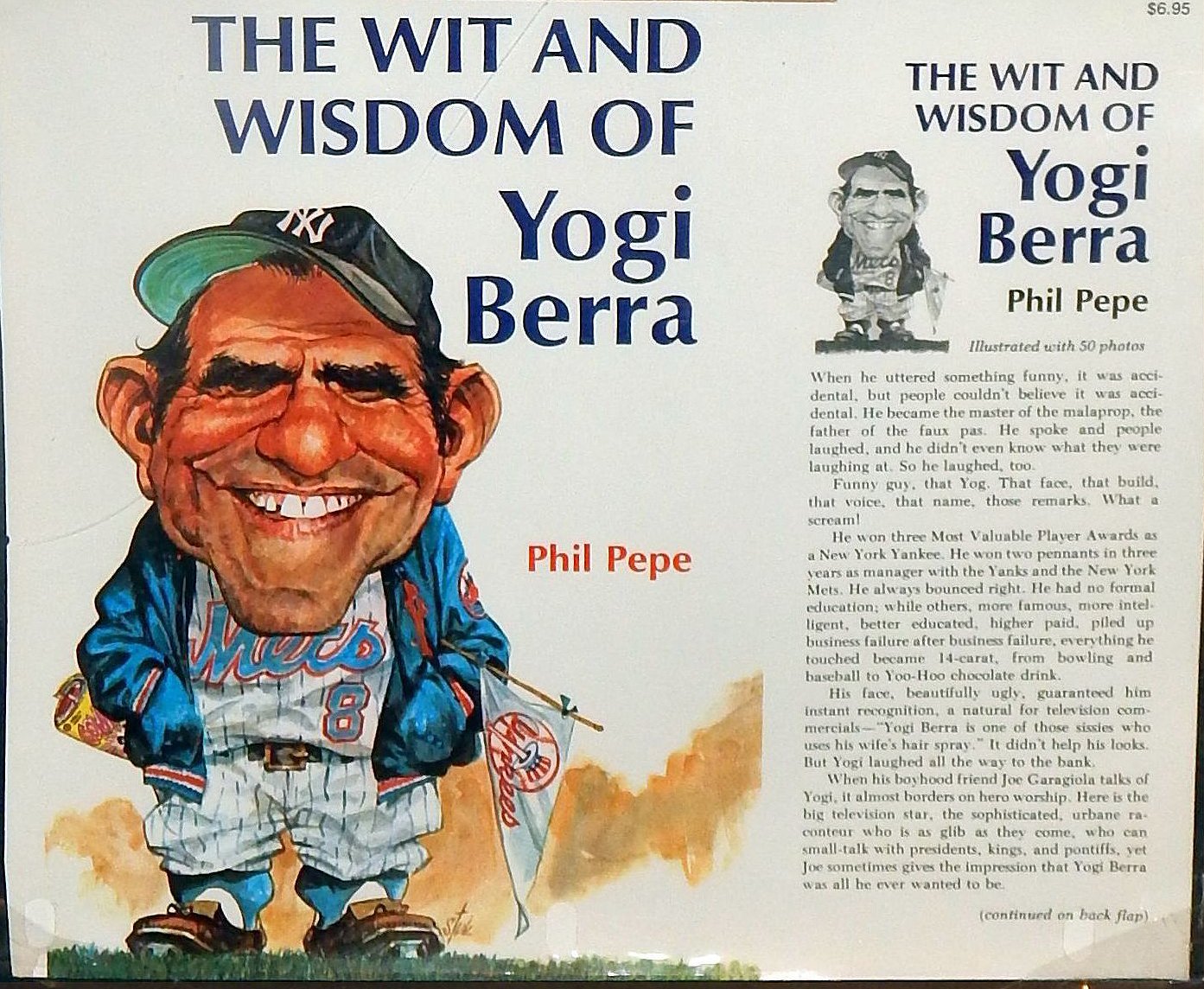 Cover Painting for the book 'The Wit and Wisdom of Yogi Berra' by Bruce ...