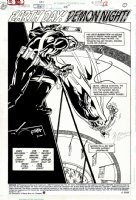 Batman #447 p 1 SPLASH (BATMAN BATTLES THE DEMON!) 1990 Comic Art