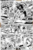 Avengers #104 p 30 (SENTINELS KILL EACH OTHER AS IRON MAN, CAP, & LARRY TRASK WATCH!) 19721972) Comic Art