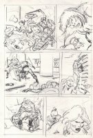 Savasge Sword Of Conan #38 Detailed Prelim (11 x 17 Inches, Belit & Conan in 5 Panels Each!) 1978 Comic Art