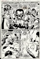 Captain America #115 p 8 Semi-Splash (THE RED SKULL CONTROLS...THE COSMIC CUBE!) 1969 Comic Art