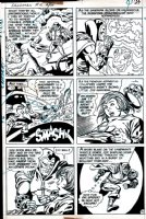 Sandman #2 p 19 (SANDMAN BATTLES DR. SPIDER'S MONSTERS & SAVES JED WALKER!) 1975 Comic Art