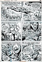Sandman #2 p 9 (SANDMAN IN EVERY PANEL BATTLING VENUS FLY TRAP!) 1975 Comic Art