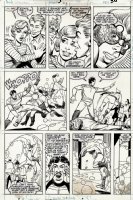Speedball #3 p 30 (Speedball In 6 Panels Saving Karate Actor!) 1988 Comic Art