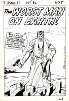 Tales to Astonish #40 p 1 (WORST MAN ON EARTH!) Large Art - 1962 Comic Art