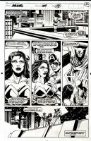 Avengers #339 p.22 (The Eternal: SERSI, Captain America, & THE WATCHER!) 1991 Comic Art