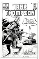 Tank Thompson #1 War Cover (Published In Funky Winkerbean Comic Strip) Comic Art