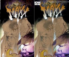 Sam Kieth | the maxx: maxximized #13 cover (sold live on "dueling dealers of comic art" episode #27 podcast on 7-28-2021 (re-watch this funny art selling show here) | Romitaman