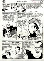 Green Lantern #6 p 10 (1ST TOMAR-RE ISSUE! GREEN LANTERN BATTLE PAGE!) Large Art - 1961 Comic Art