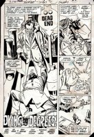 House of Mystery #300 p 1 SPLASH (MAN MURDERS HIS FEAR!) 1971 Comic Art