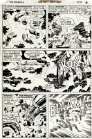 Eternals #19 p 14 (Eternals: IKARIS & Sigmar Try To Stop The PYRAMID From Collapsing! VERY LAST KIRBY ETERNALS ISSUE!) 1977 Comic Art