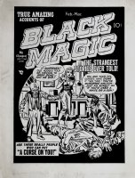 Jack Kirby, Joe Simon | black magic #3 "golden age" cover (large art) 1950 page k | Romitaman