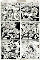 Eternals #19 p 22 (BEST BATTLE PG IN BOOK! Eternals: Ikaris Battles Druig! VERY LAST KIRBY ETERNALS ISSUE!) 1977 Comic Art