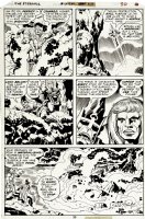 Eternals #19 p 30 (Eternals: IKARIS & Sigmar Battle Druig! VERY LAST KIRBY ETERNALS ISSUE!) 1977 Comic Art