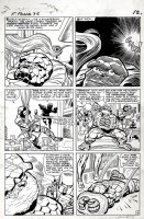 Fantastic Four #36 p 10 (THE ENTIRE FRIGHTFUL FOUR TEAM DEFEATS THE THING!) Large Art - 1964 Comic Art