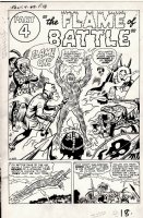 Dick Ayers, Jack Kirby | fantastic four #9 p 14 splash (1st year ff splash! ) large art -1962 | Romitaman