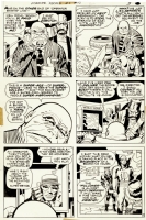 Forever People #10 p 3 (SCAVENGERS WATCH DEADMAN, SERIFAN, & MOONRIDER!) 1972 Comic Art