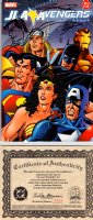 JLA / Avengers #1 -Superman Remarque (SOLD LIVE ON 'DUELING DEALERS OF COMIC ART #137 PODCAST ON 10-18-2023 WATCH IT HERE!        Comic Art