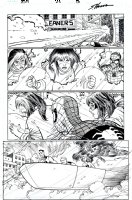 Amazing Spider-Man #26 (920) p 13 (DEATH OF MS MARVEL ISSUE! SPIDEY & MS MARVEL WATCH MJ BATTLE RABIN, FF ARRIVE!) Comic Art