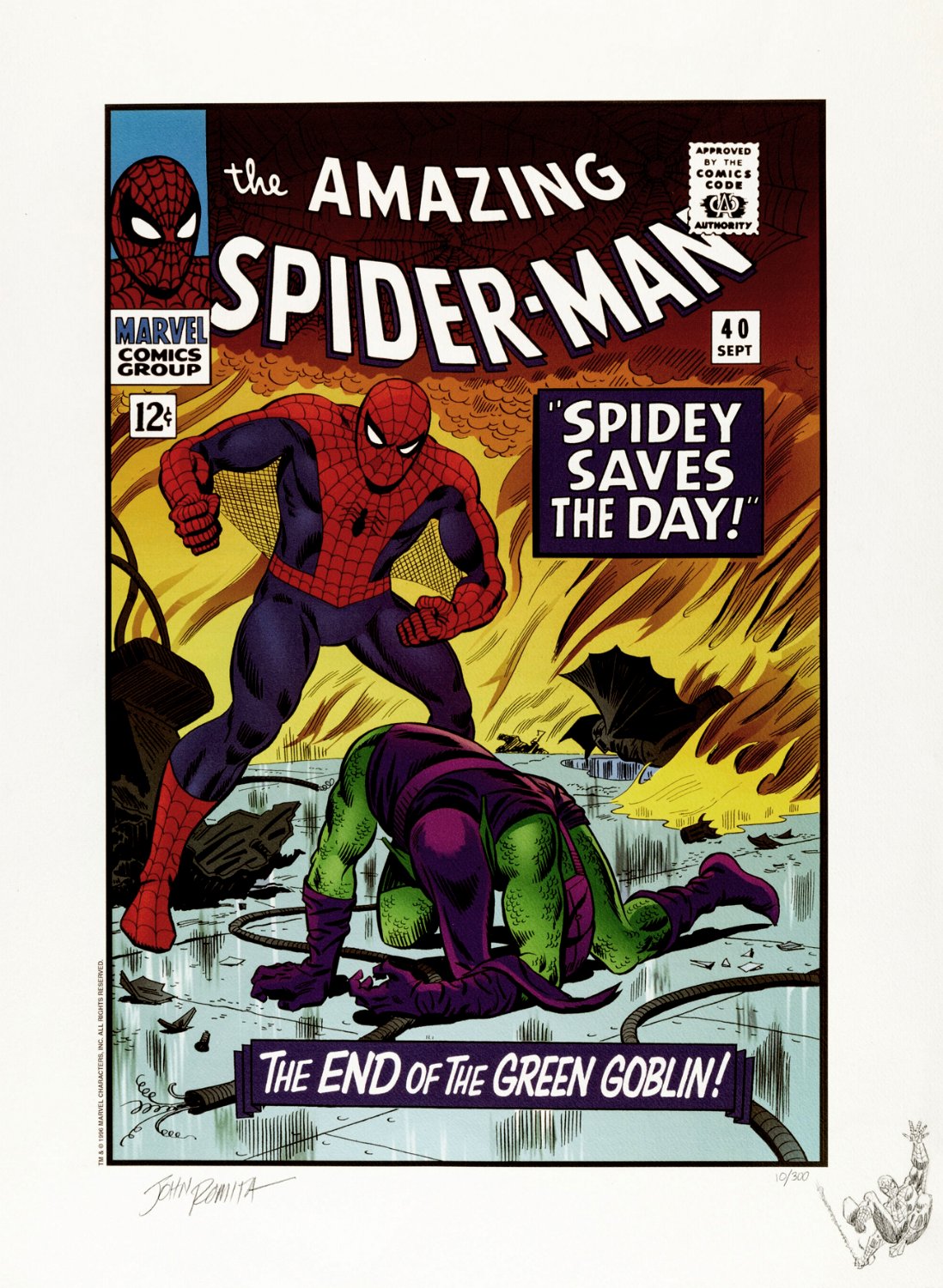Marvel The Amazing Spider-Man #39 Framed Comic Book Poster