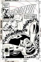 Daredevil #237 Cover (JOHN ROMITA SR PENCILED & INKED ENTIRE DD CHARACTER!) 1986  Comic Art