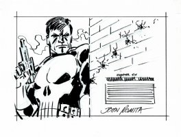 5 Fabulous Decades Of Marvel Comics Punisher Chapter 6 DPS Prelim Comic Art