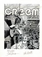 CREEM - Earliest Spider-Man Cover Published For Another Company! (1972) Comic Art