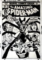 Amazing Spider-Man #135 Cover (5 GREAT SPIDER-MAN CHARACTERS & HUGE 2nd EVER PUNISHER COVER!) 1974 Comic Art