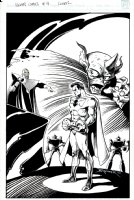 Silver Comics #4 Cover (Man-Star Sentenced To Becoming Hideous Monster!) 2002 Comic Art