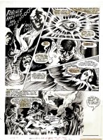 Vampirella #10 p 7 (Last Horror Page To Story!) Large Art - 1971 Comic Art