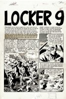 Aces High #2 Complete 6-Page E.C. Story titled: 'Locker 9' Large Art -1955 Comic Art
