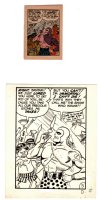 TOPPS Bantam (The Phantom Parody) #1 p 5 SPLASH - 1967 Comic Art