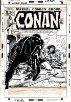 Conan the Barbarian #18 (HAND INKED LOGO WITH JOHN ROMITA'S  FULL INKING!) 1972 SOLD SOLD SOLD! Comic Art