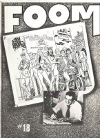 FOOM Magazine Issue 18 Page COVER (1977) SOLD SOLD SOLD!  Comic Art