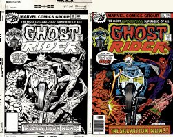 Ghost Rider #18 Cover 1976 SOLD SOLD SOLD! Comic Art