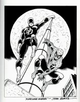 Daredevil / Spider-Man Poster Art & Published Lithograph SOLD SOLD SOLD! Comic Art