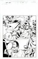 X-Men: The Movie p 9 SPLASH (MAGNETO BATTLES PROFESSOR X!) 2000 Comic Art