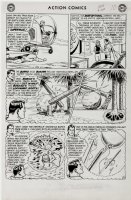 Action Comics #304 p 10 (SUPERMAN IN EVERY PANEL!) Large Art - 1963 Comic Art